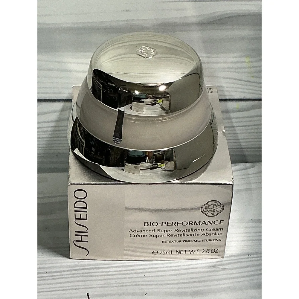 Shiseido Bio-Performance Cream Women 75ml 2.6oz Silver NIB Super Revitalizing